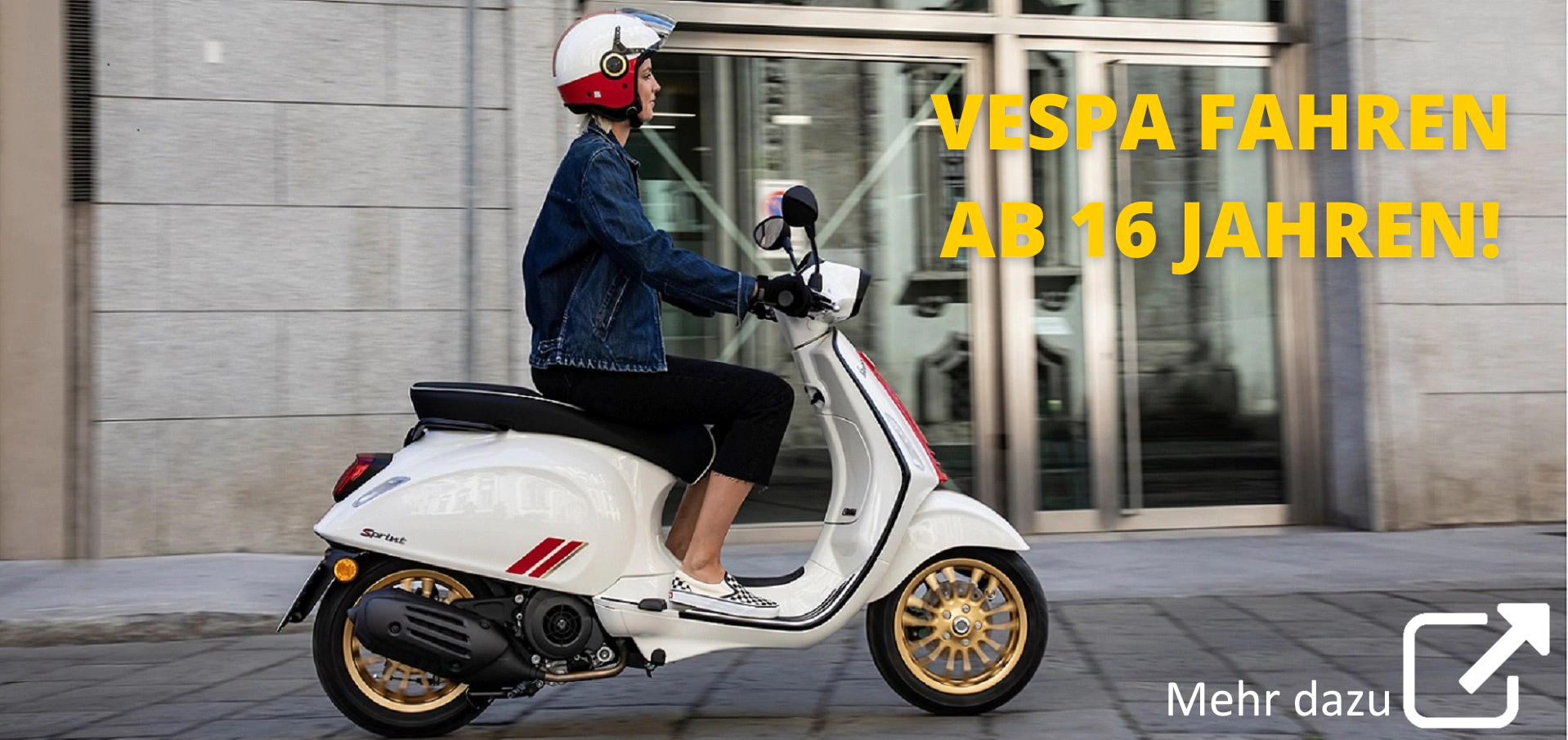 Vespa fahren mit 16 Jahren